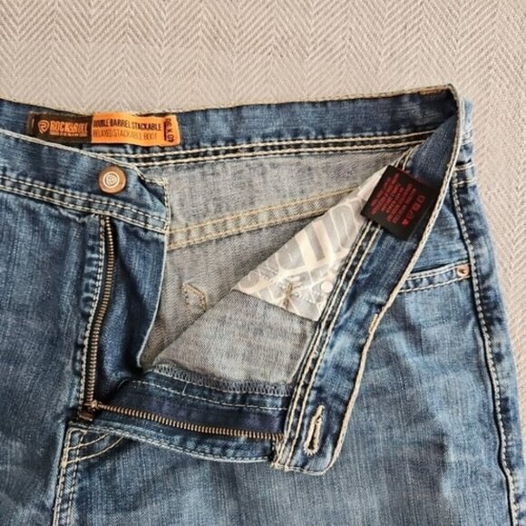 Rock & Roll Denim® Men's Raised Denim Stackable Dark Jeans BMTBD03103 Western - Picture 16 of 16